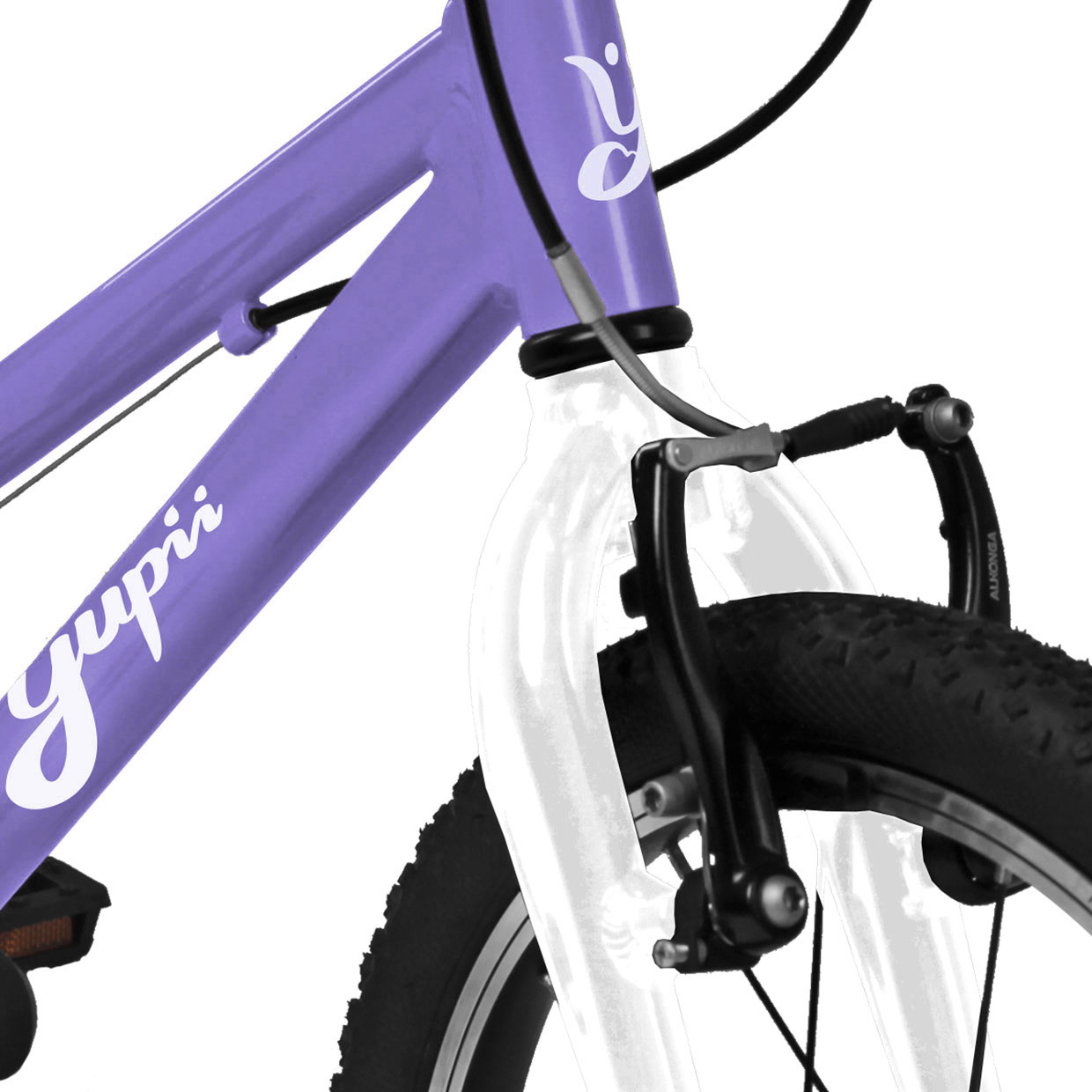 Rower Yupii 16" fiolet