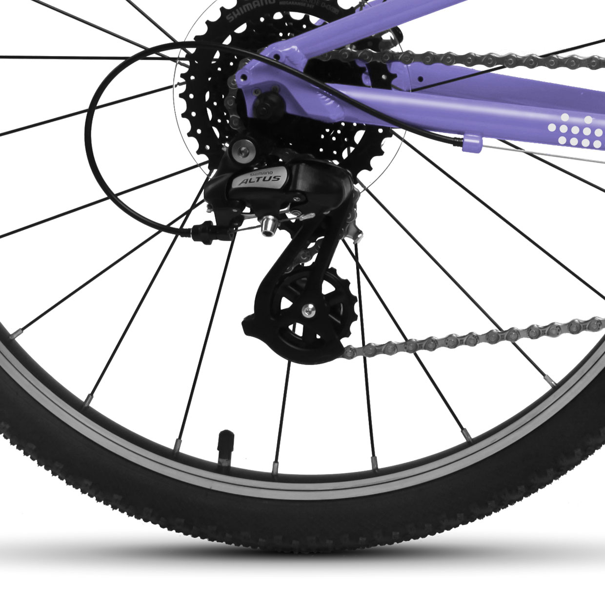 Rower Yupii 24" fiolet