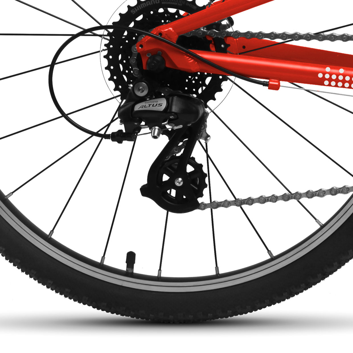 Rower Yupii 24" czerwony