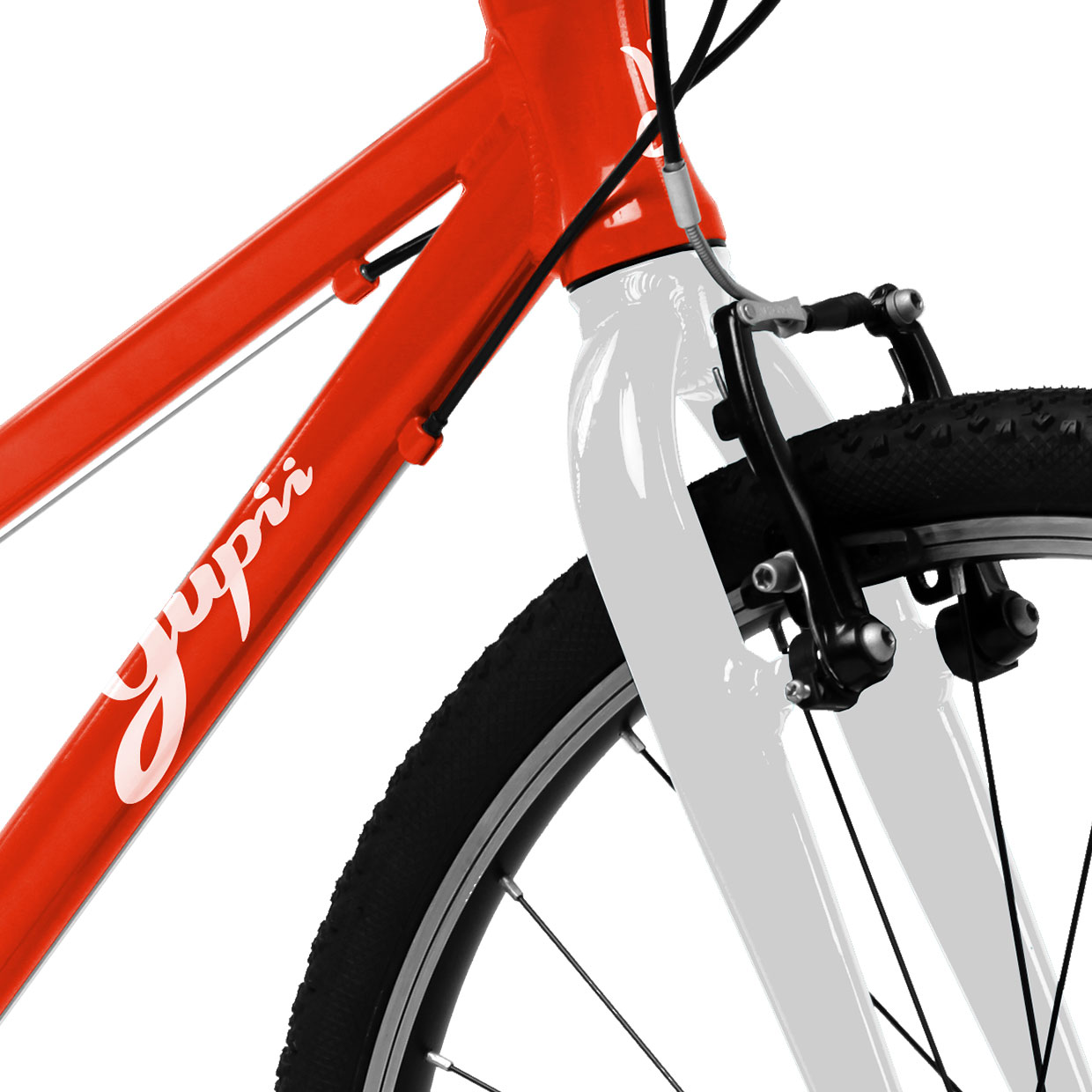 Rower Yupii 24" czerwony